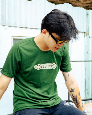 Tshirt Kaos Lengan Pendek Pria Illusive - Skateboard