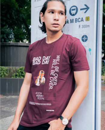 Tshirt Kaos Lengan Pendek Pria Illusive - Bad Day