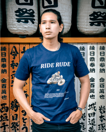 Tshirt Kaos Lengan Pendek Pria Illusive - Ride Rude